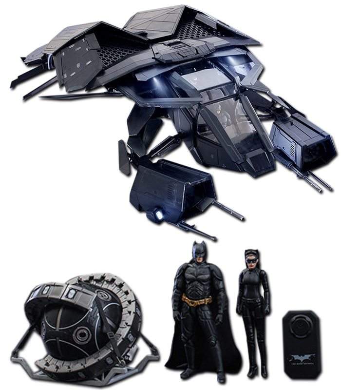 The Bat with Batman, Selina Kyle and Fusion Reactor Hot Toys