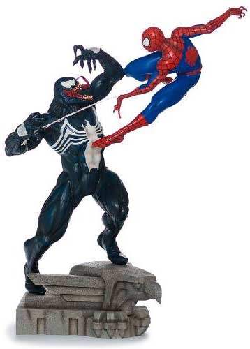 Spider-Man Vs Venom Diorama Marvel Comics Iron Studios