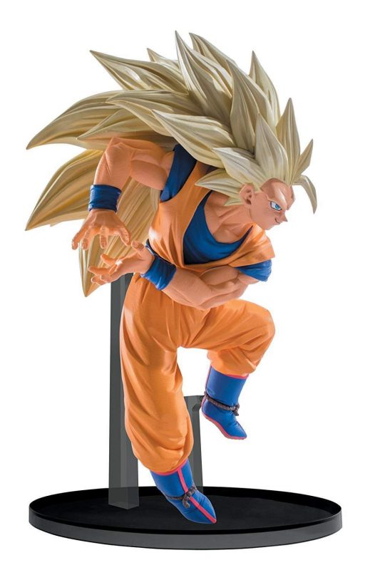 Son Goku Super Saiyan 3 Kamehameha Scultures Big Banpresto