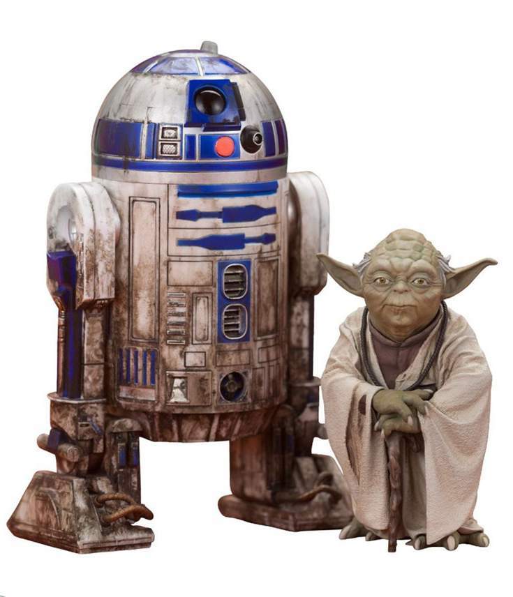 Yoda & R2-D2 Dagobah Pack Kotobukiya