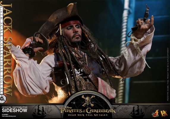 Jack Sparrow Dead Men Tell no Tales Hot Toys