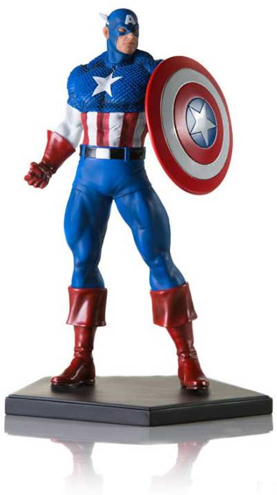 Captain America Marvel Comics Art Scale Iron Studios