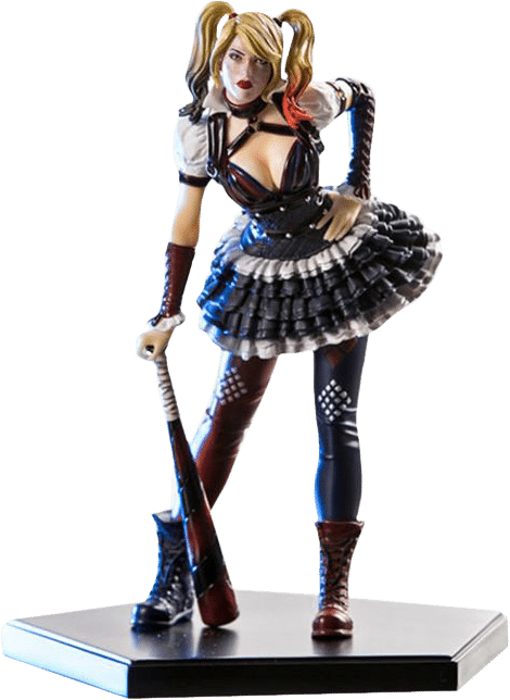 Harley Quinn Arkham Knight Art Scale