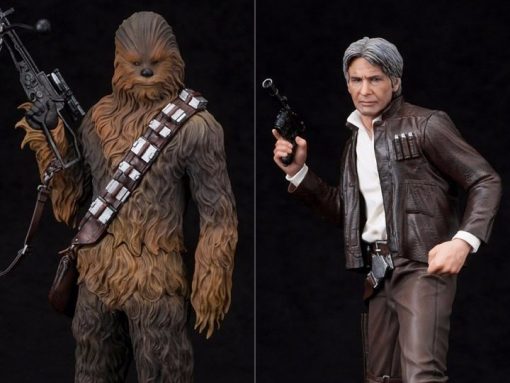 Han Solo & Chewbacca Star Wars VII ArtFX+ Kotobukiya