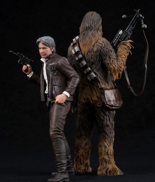 Han Solo & Chewbacca Star Wars VII ArtFX+ Kotobukiya