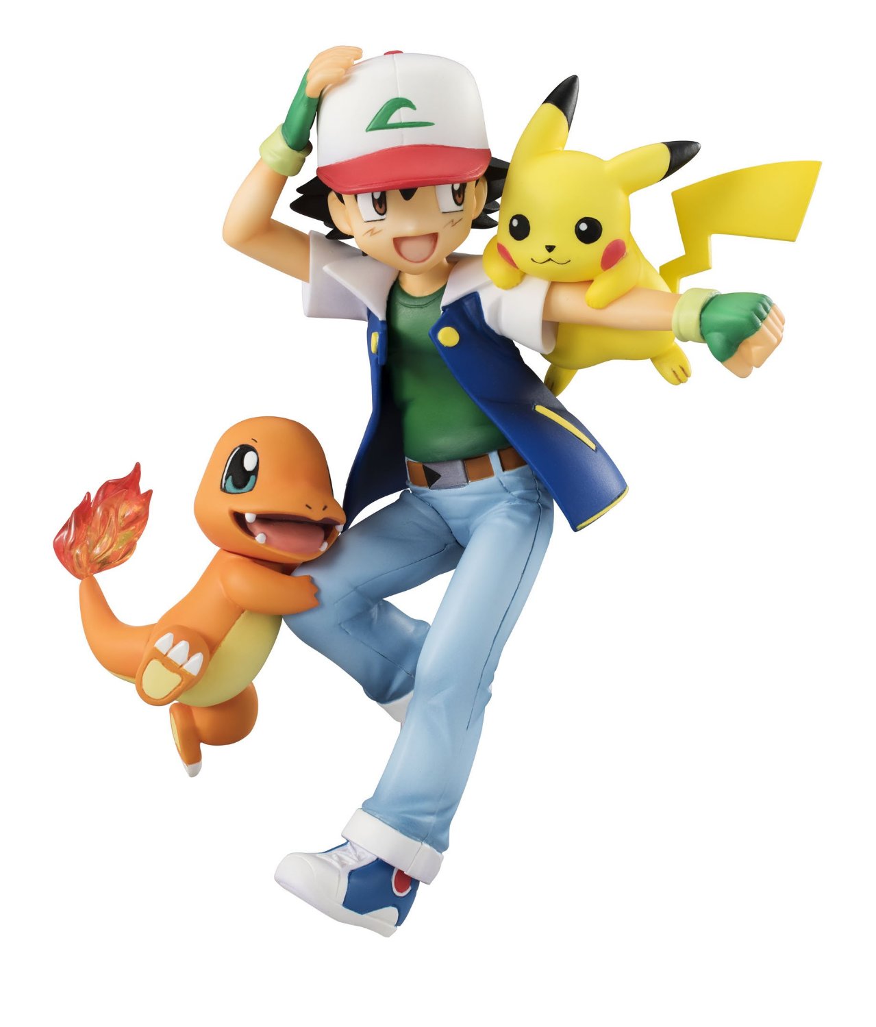 Ash Ketchum, Pikachu e Charmander G.E.M Megahouse