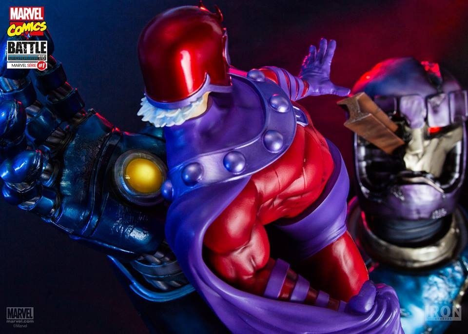 Magneto Vs Sentinel Diorama Marvel Comics Iron Studios