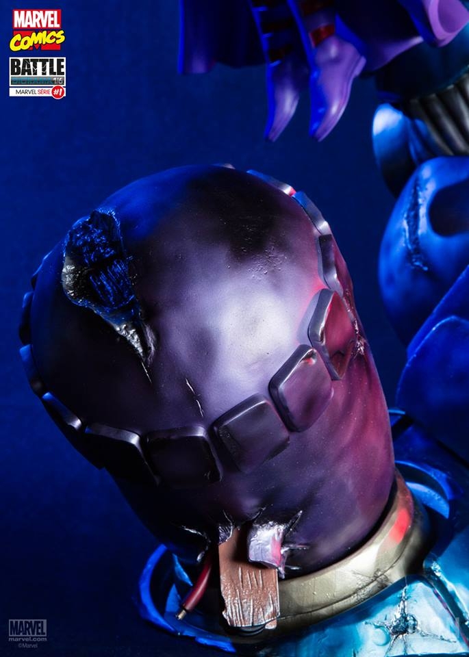 Magneto Vs Sentinel Diorama Marvel Comics Iron Studios