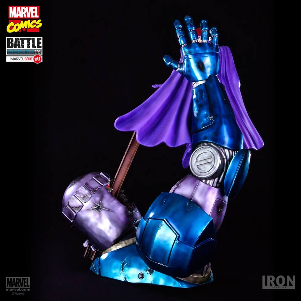 Magneto Vs Sentinel Diorama Marvel Comics Iron Studios