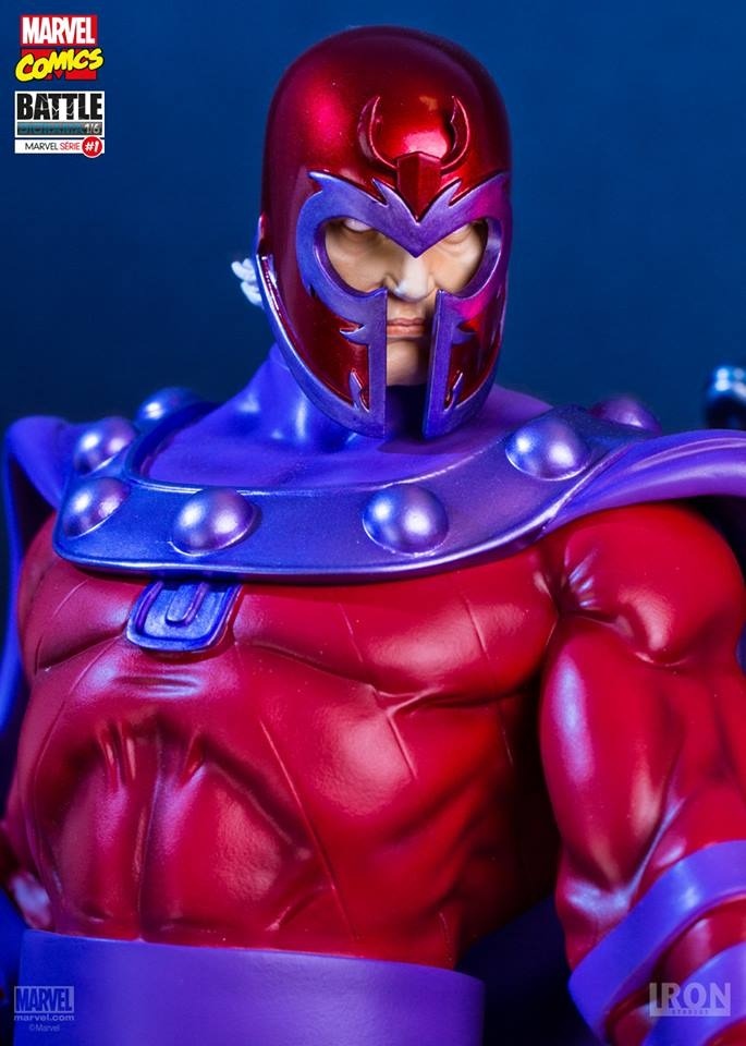 Magneto Vs Sentinel Diorama Marvel Comics Iron Studios