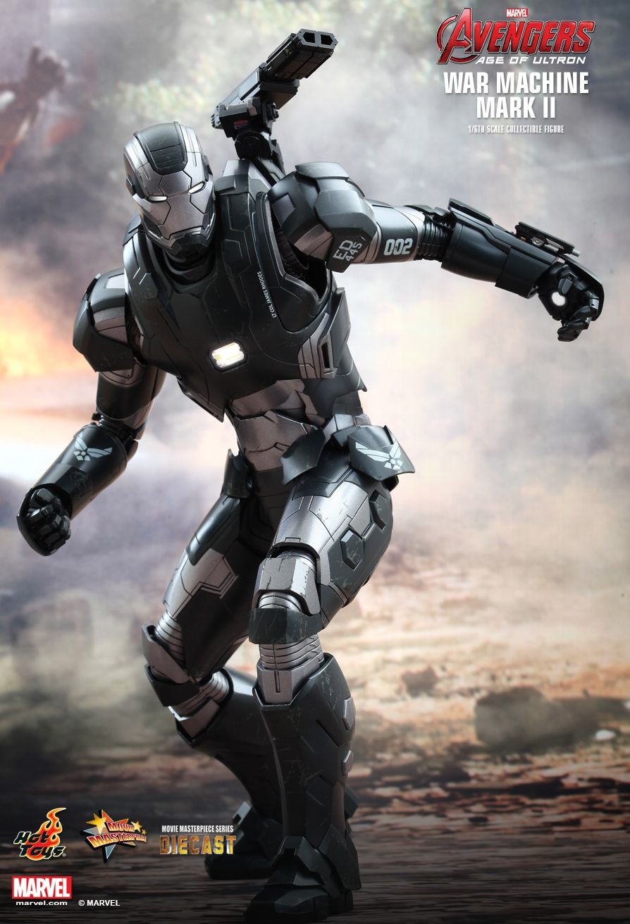 War Machine Mark II Diecast Hot Toys S/ Caixa Parda