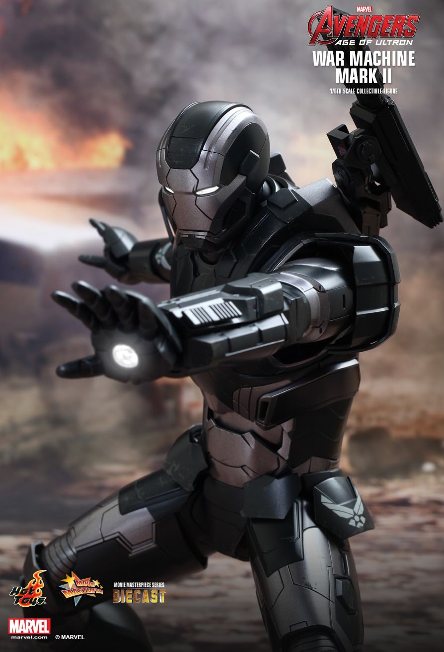 War Machine Mark II Diecast Hot Toys S/ Caixa Parda