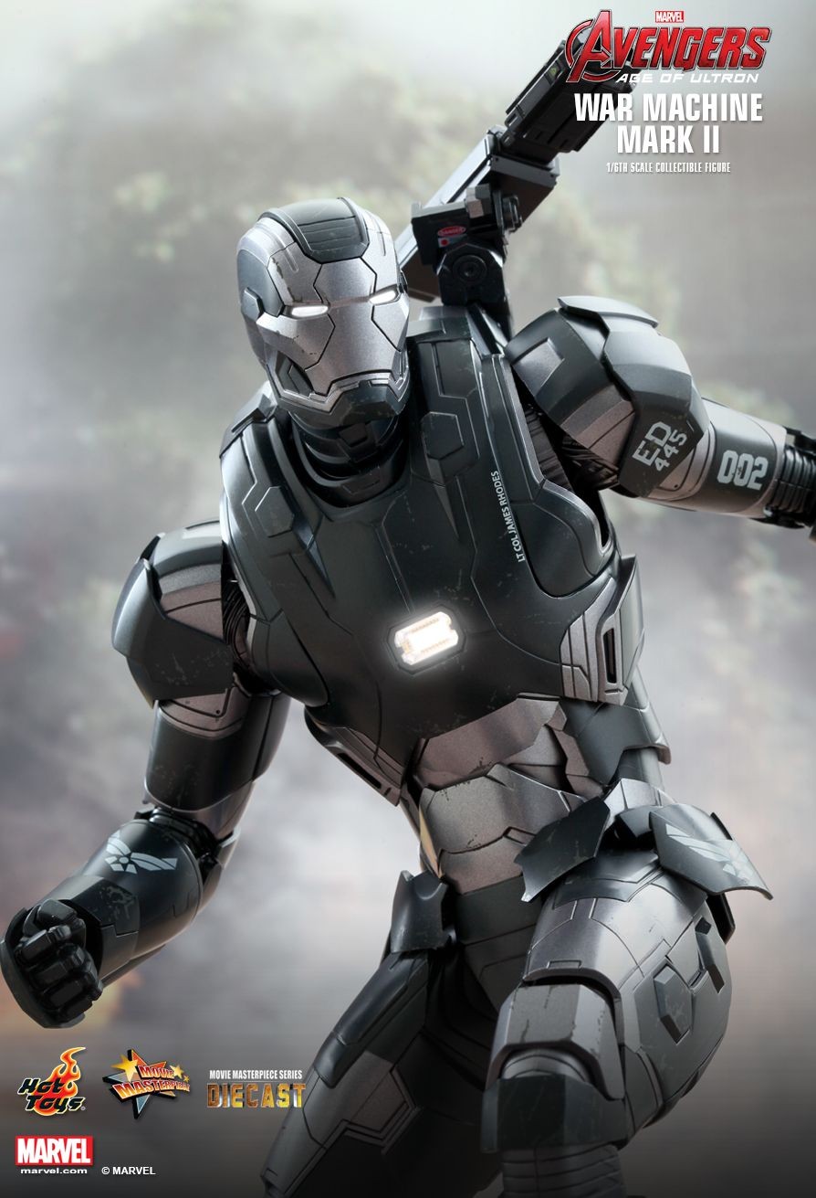 War Machine Mark II Diecast Hot Toys S/ Caixa Parda