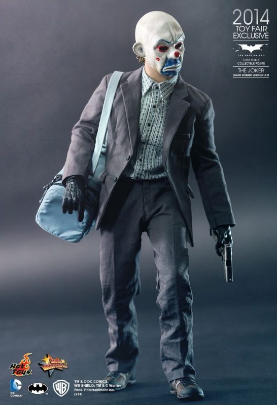 The Joker Bank Robber Version 2.0 Hot Toys CCXP