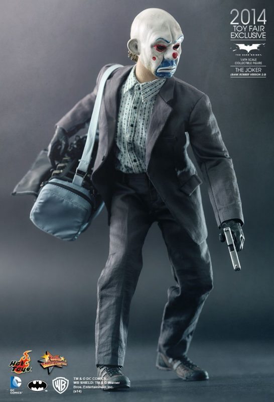 The Joker Bank Robber Version 2.0 Hot Toys CCXP