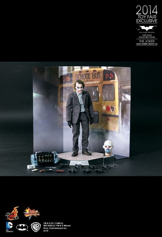 The Joker Bank Robber Version 2.0 Hot Toys CCXP