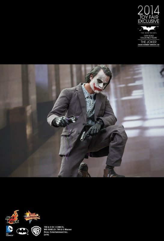 The Joker Bank Robber Version 2.0 Hot Toys CCXP