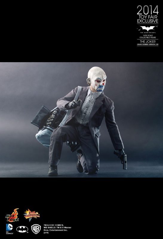 The Joker Bank Robber Version 2.0 Hot Toys CCXP