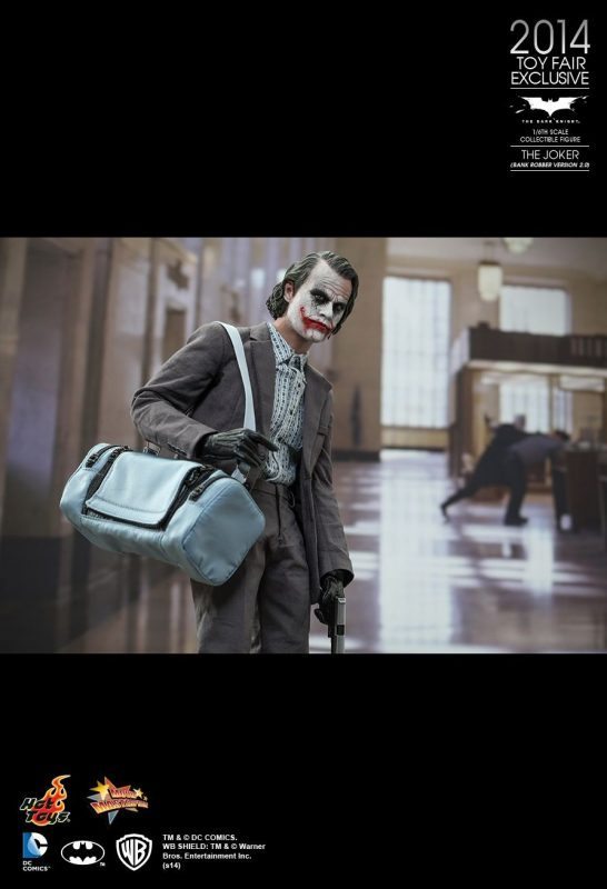 The Joker Bank Robber Version 2.0 Hot Toys CCXP