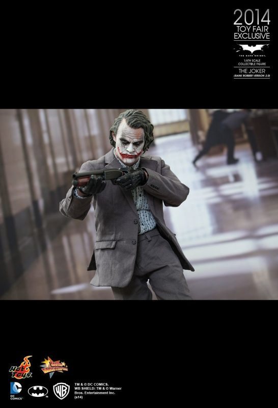 The Joker Bank Robber Version 2.0 Hot Toys CCXP